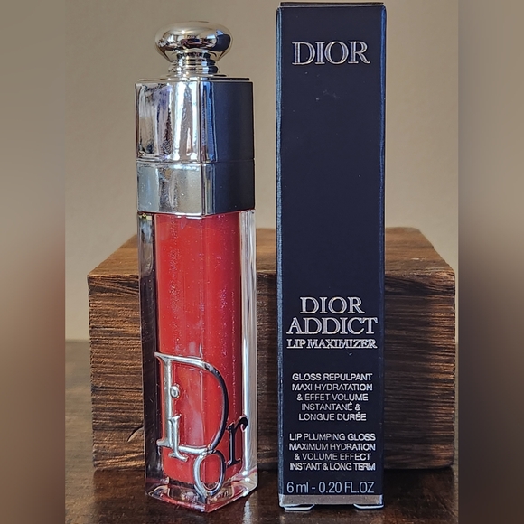DIOR ADDICT LIP MAXIMIZER PLUMPING GLOSS - SHIMMER PEACH - Picture 1 of 5